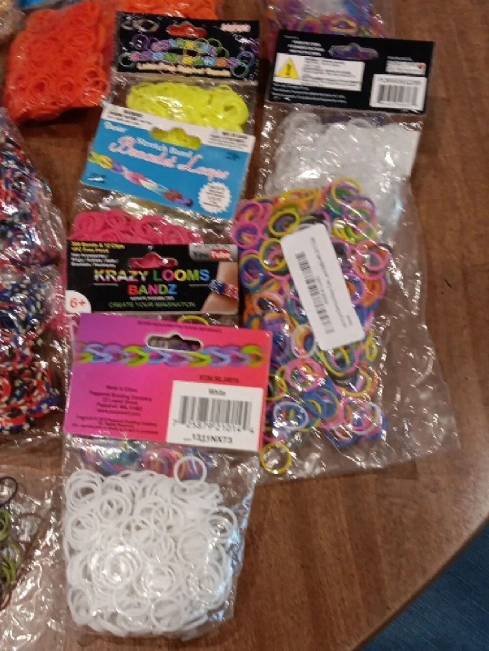 Multicolor Loom Bands Party Pack - Assorted Silicone Bracelet Bands